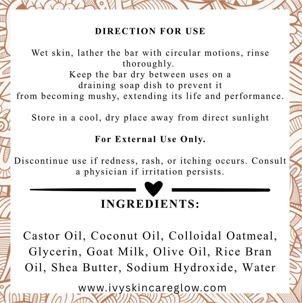 3pcs - BabyLoves - Colloidal Oatmeal Soap - Beauty by Ivy Organic Skin Care
