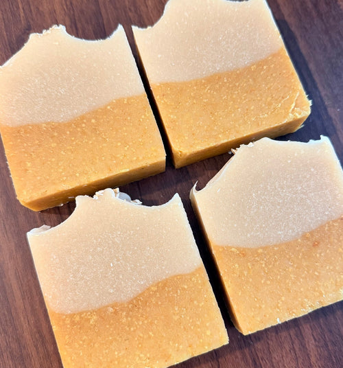 Gheart ❤️ 1/2 dozen - Glow Milky Turmeric Soap Bundle - Gabriel's Heart Organic Skin Care