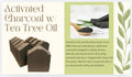Activated Charcoal w/ Tea Tree Oil Soap - Beauty by Ivy Organic Skin Care