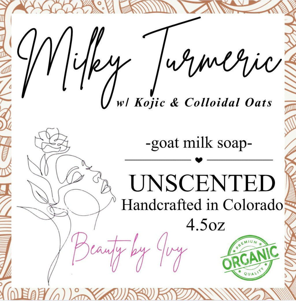 3 pcs - Milky Turmeric Soap Bundle - Beauty by Ivy Organic Skin Care